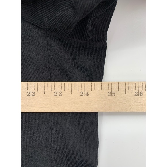 Ralph Lauren Blazer 48R Black Corduroy Elbow Patch Bull Dog Lining Sport Coat - Picture 10 of 11